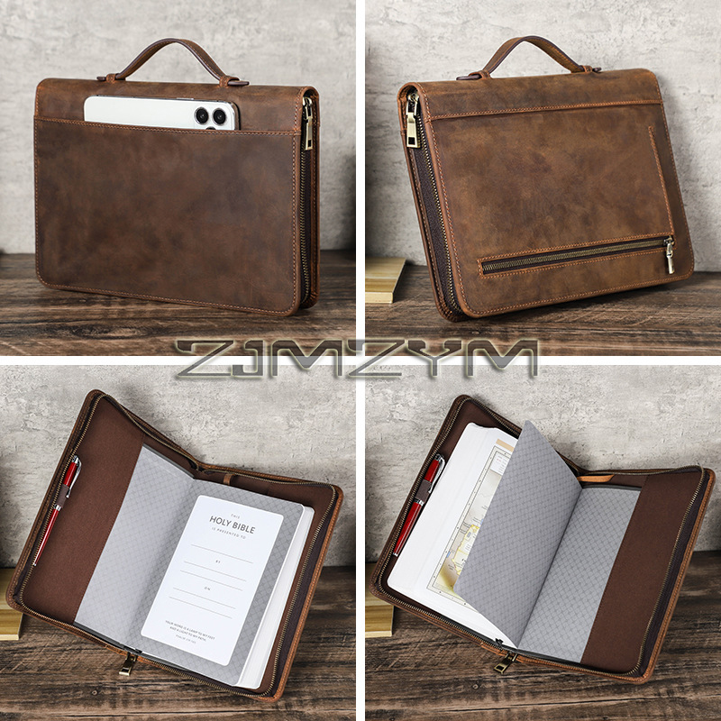 Office Stationery Supply Business - Sampul Buku Catatan Kulit Retro Buatan