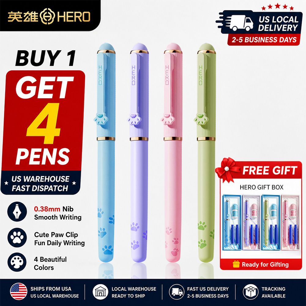 Stationery Warehouse - Pena Fountain Hero 360M Cat Paw