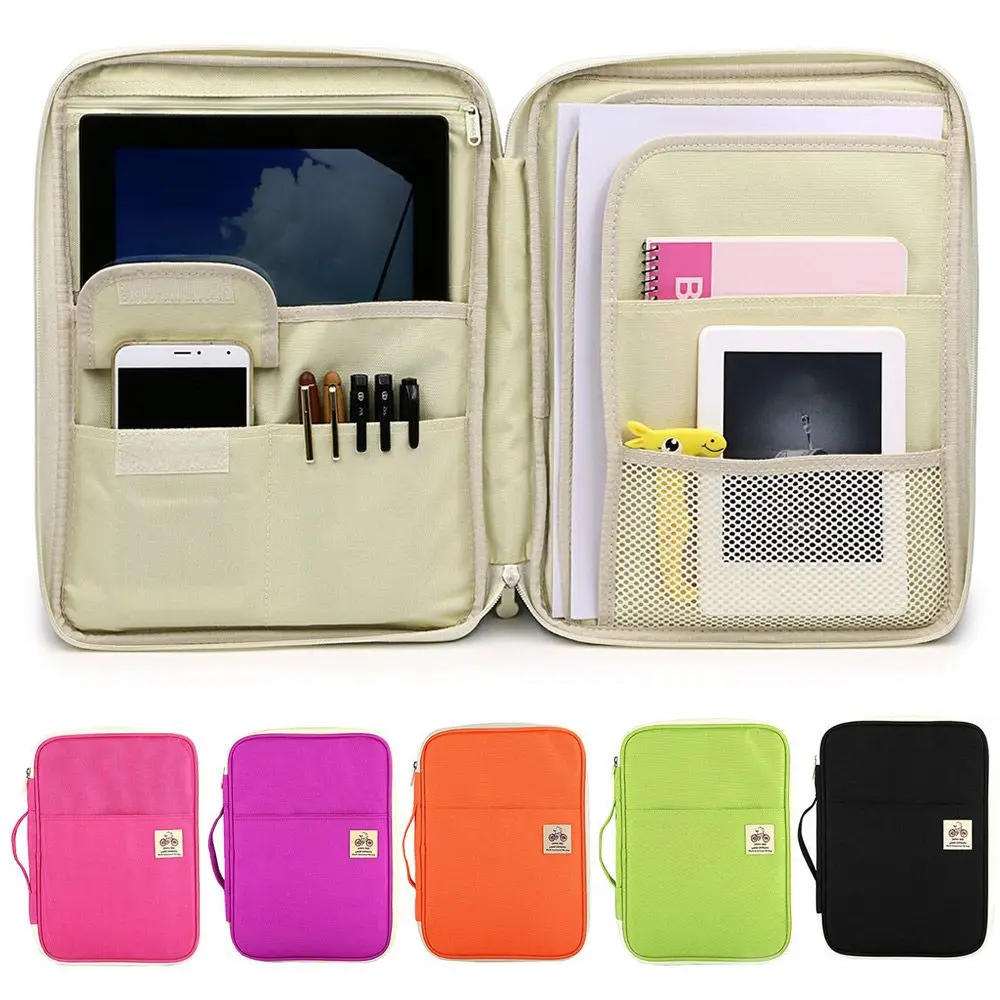 Portfolio Folder Zip - Tas Dokumen Portfolio A4 dengan Ritsleting,