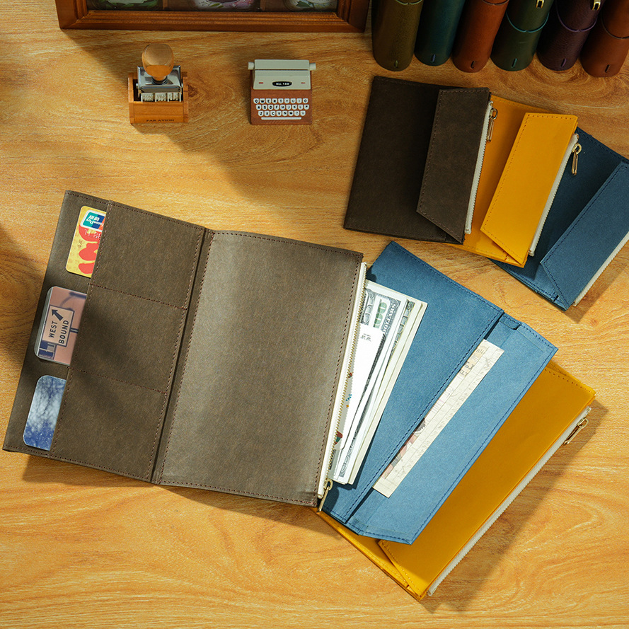 Portfolio Folder Zip - Aksesori Tas Penyimpanan Ritsleting TN Asli