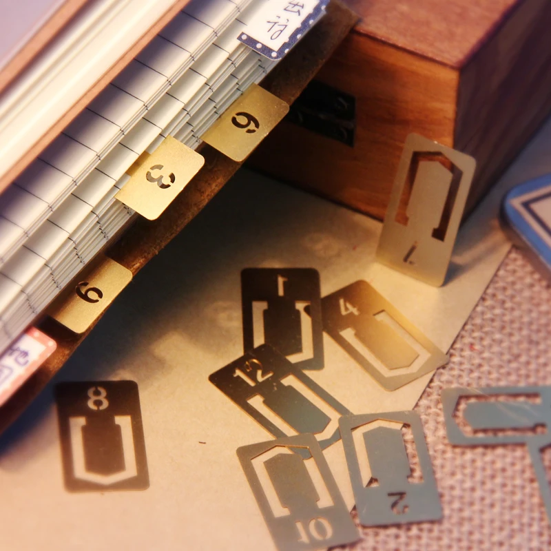 12 buah/lot penanda buku temba - Stationery And Office Supply Stores ulasan dan harga