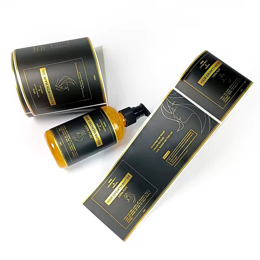 Label Vinyl Foil Emas Mewah Ku - Sticker Label Roll ulasan dan harga