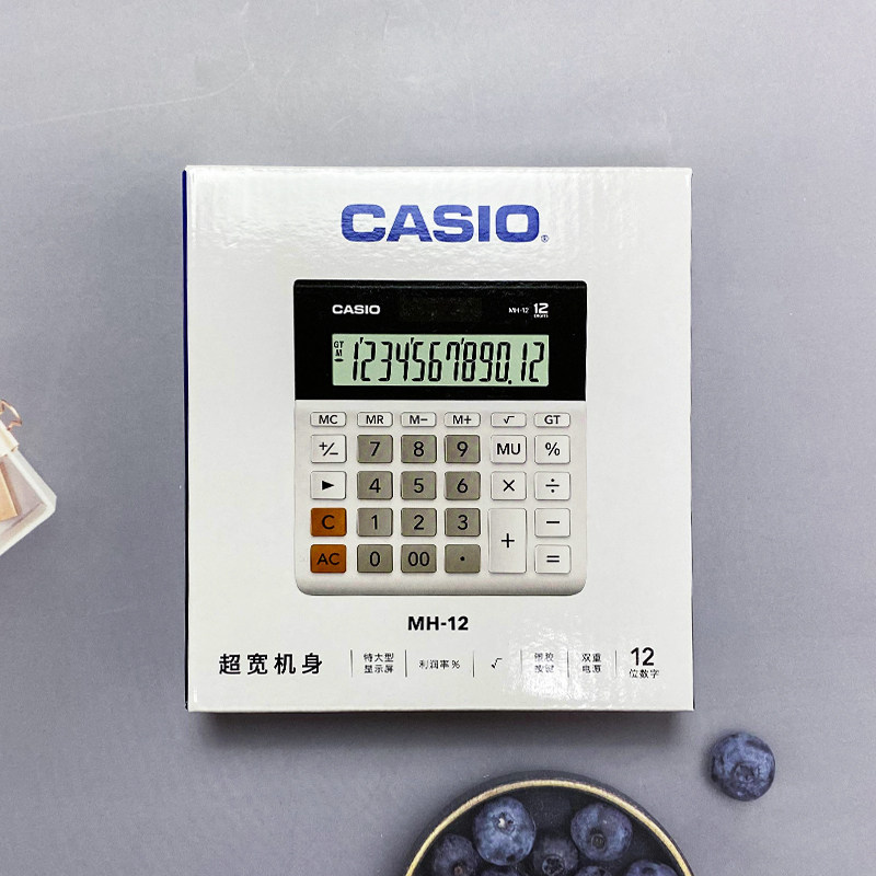 Kalkulator Casio MH-12 Solar T - Office Stationery Supply Business ulasan dan harga