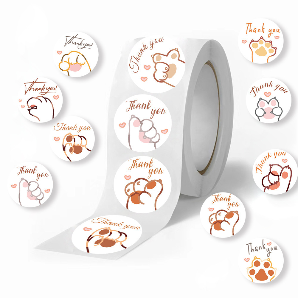JCAC 500pcs/roll Stiker Terima - Sticker Label Roll ulasan dan harga