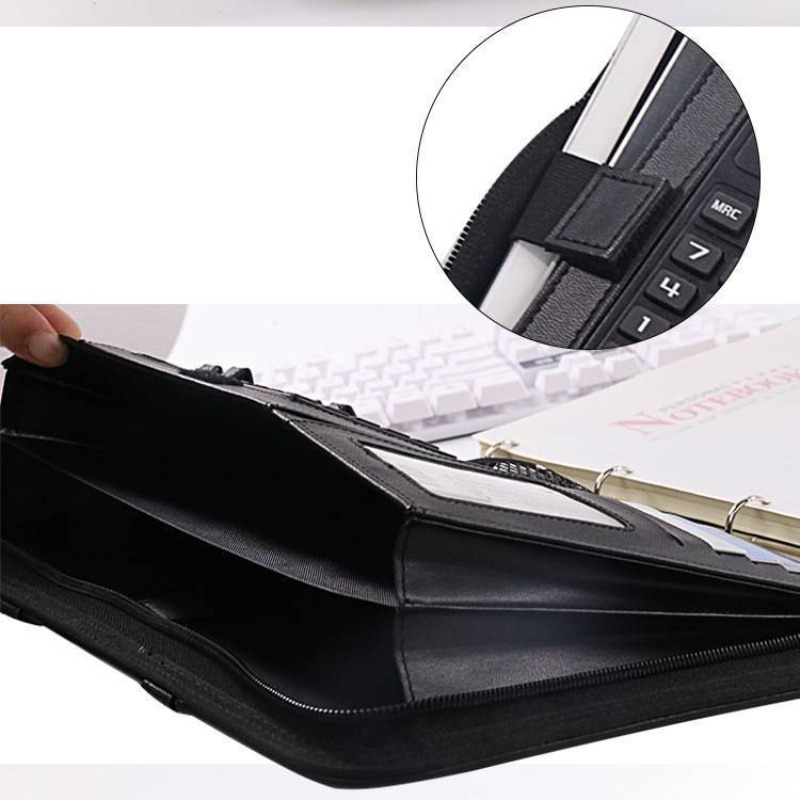 1 Buah Tas Folder File Ritslet - Portfolio Folder Zip ulasan dan harga